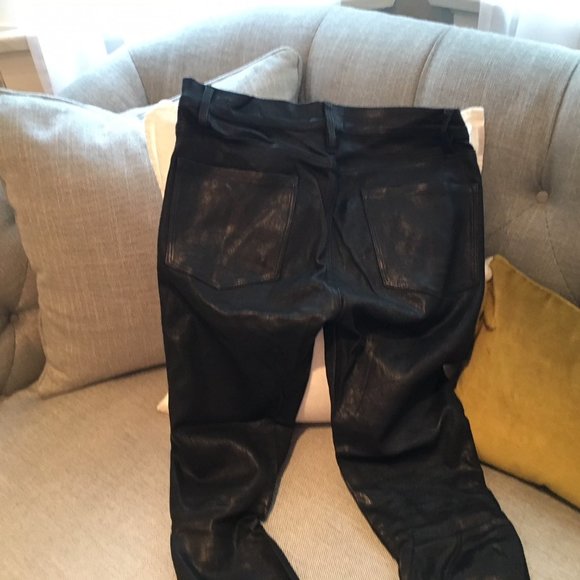 Frame Leather "Le Skinny de Jeanne" Size 27, black - Picture 3 of 4
